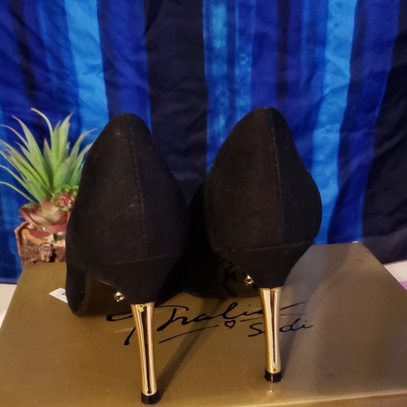 Thalia Sodi Pumps Shoes Black Size 6 - Picture 3 of 4